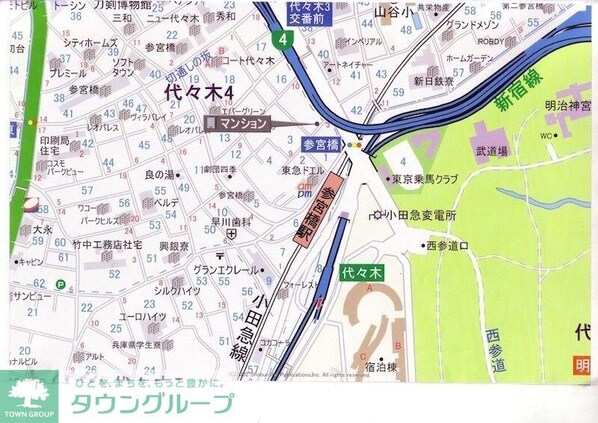 プラッサ西参道の物件内観写真